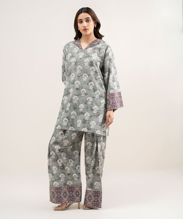 2 Piece - Printed Lawn Suit