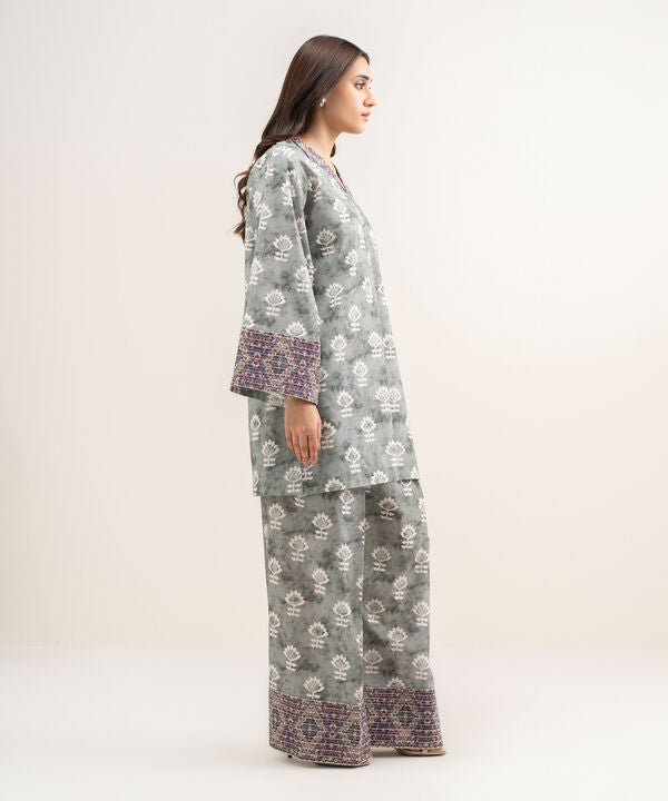 2 Piece - Printed Lawn Suit