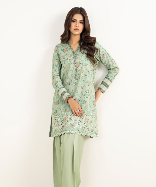 2 Piece - Embroidered Lawn Suit