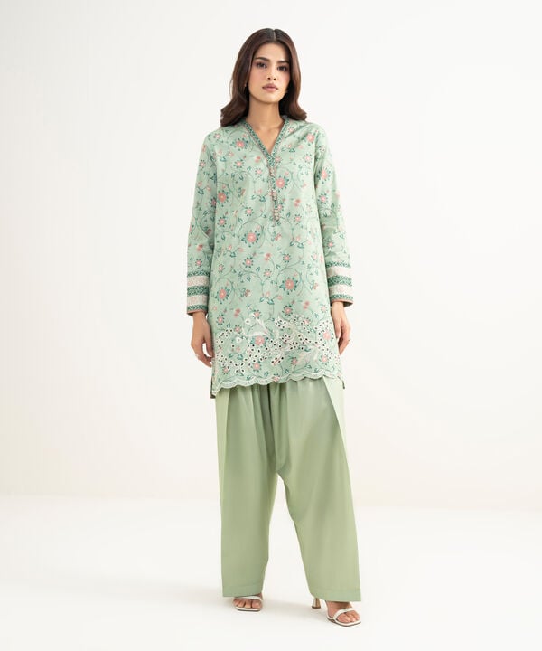 2 Piece - Embroidered Lawn Suit