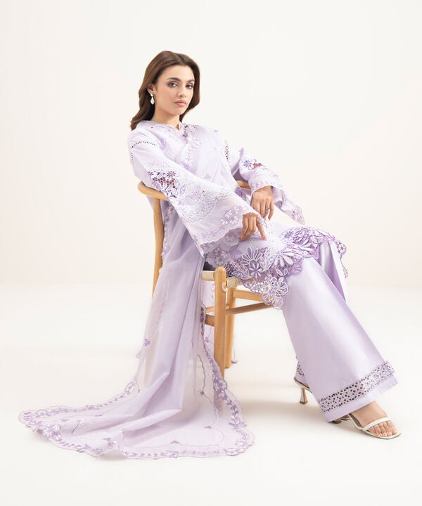 3 Piece - Embroidered Lawn Suit