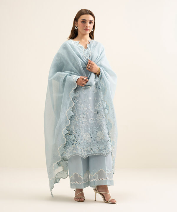 3 Piece - Embroidered Lawn Suit