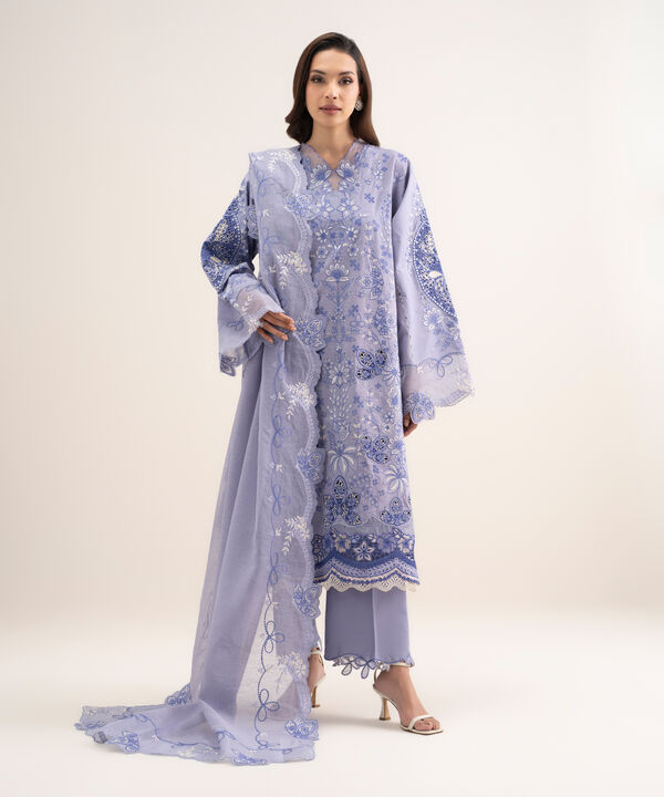 3 Piece - Embroidered Lawn Suit