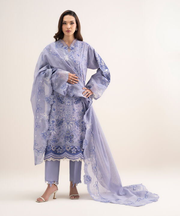 3 Piece - Embroidered Lawn Suit