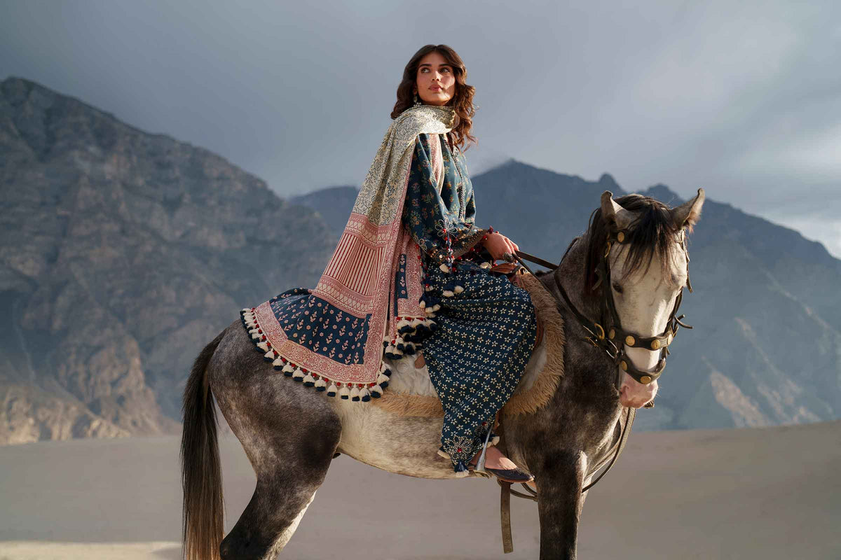 3 Piece - Printed Suit - U3P-NISHA26WV1-101