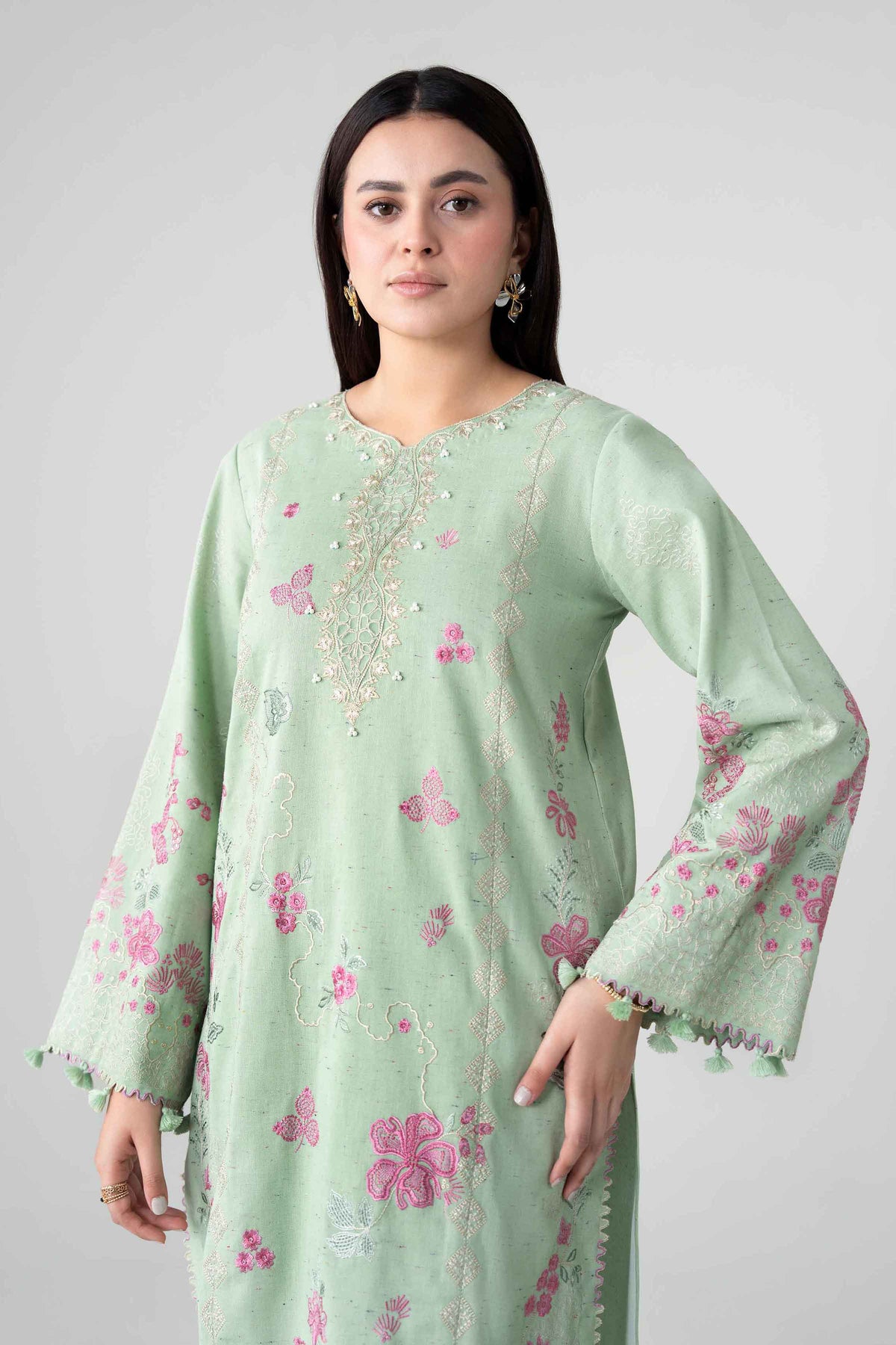 2 Piece - Embroidered Suit - U3P-NISHA26WV1-107