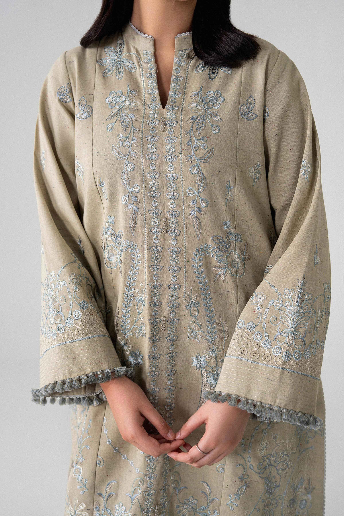 2 Piece - Embroidered Suit - U3P-NISHA26WV1-109