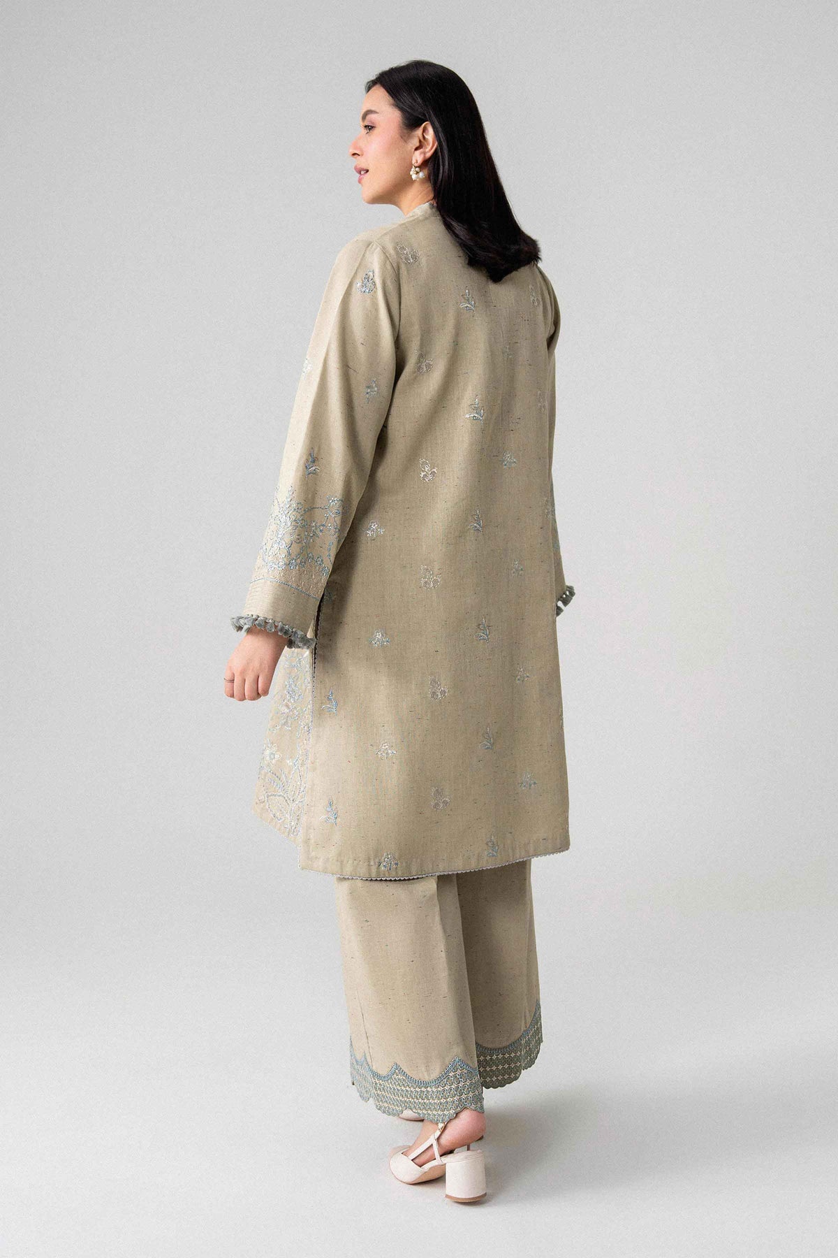 2 Piece - Embroidered Suit - U3P-NISHA26WV1-109