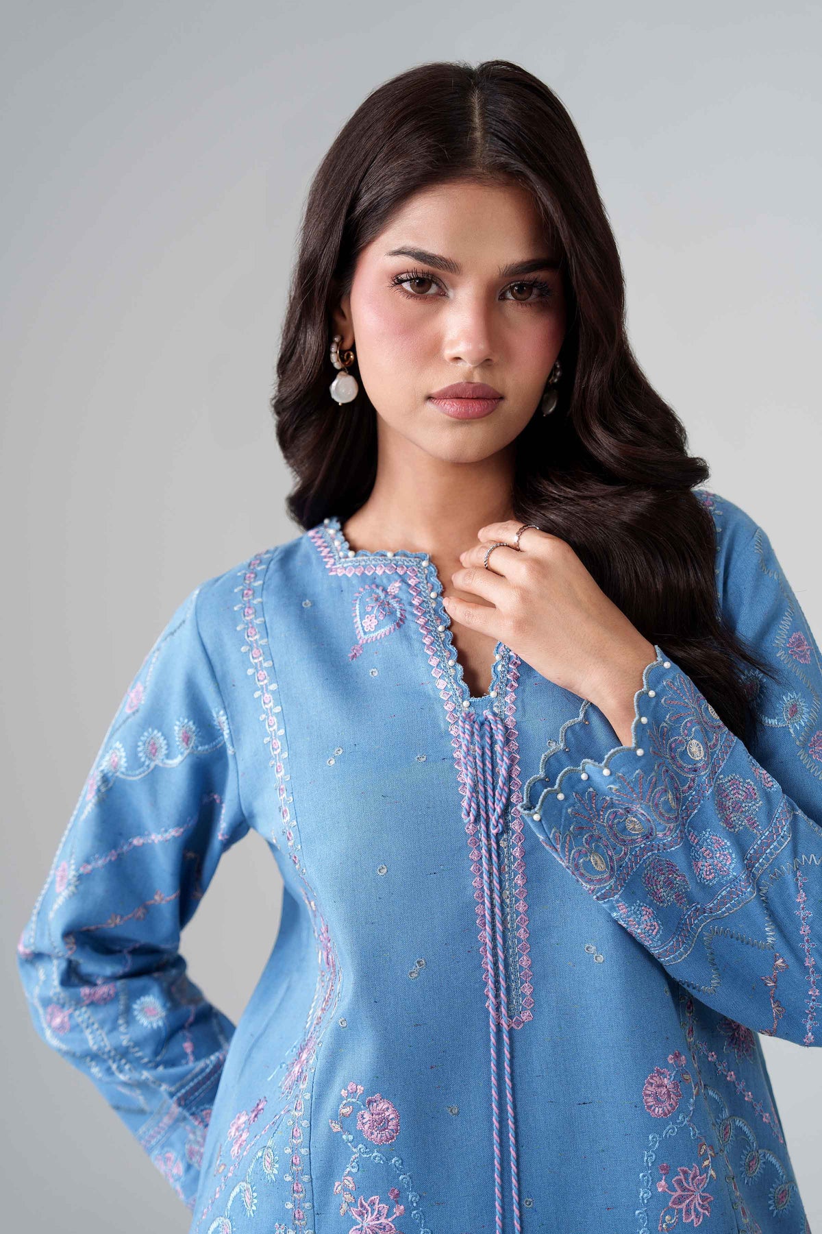 2 Piece - Embroidered Suit - U3P-NISHA26WV1-110