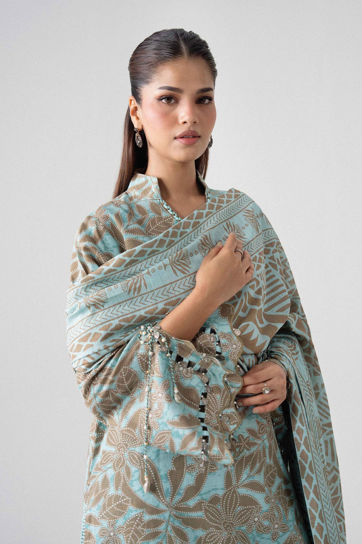 3 Piece - Printed Suit - U3P-NISHA26WV1-16