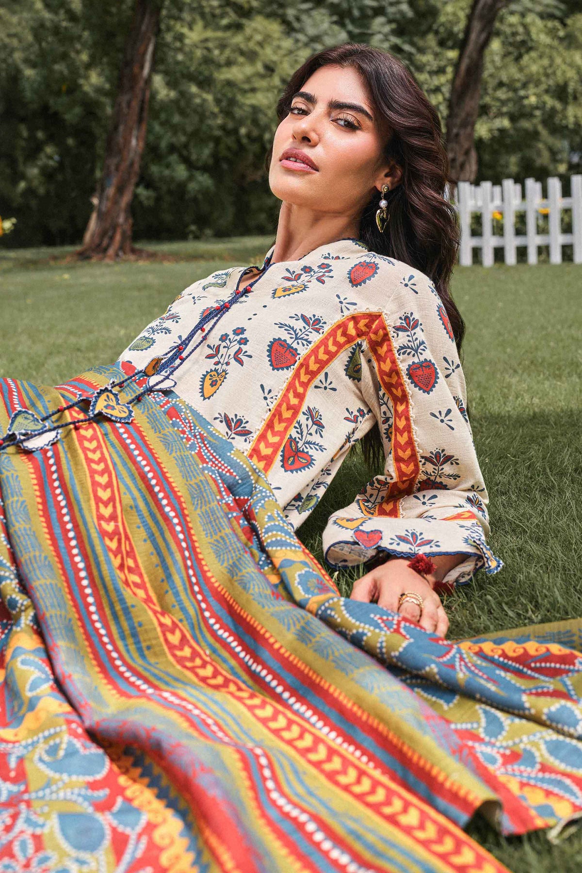 3 Piece - Printed Suit - U3P-NISHA26WV1-17
