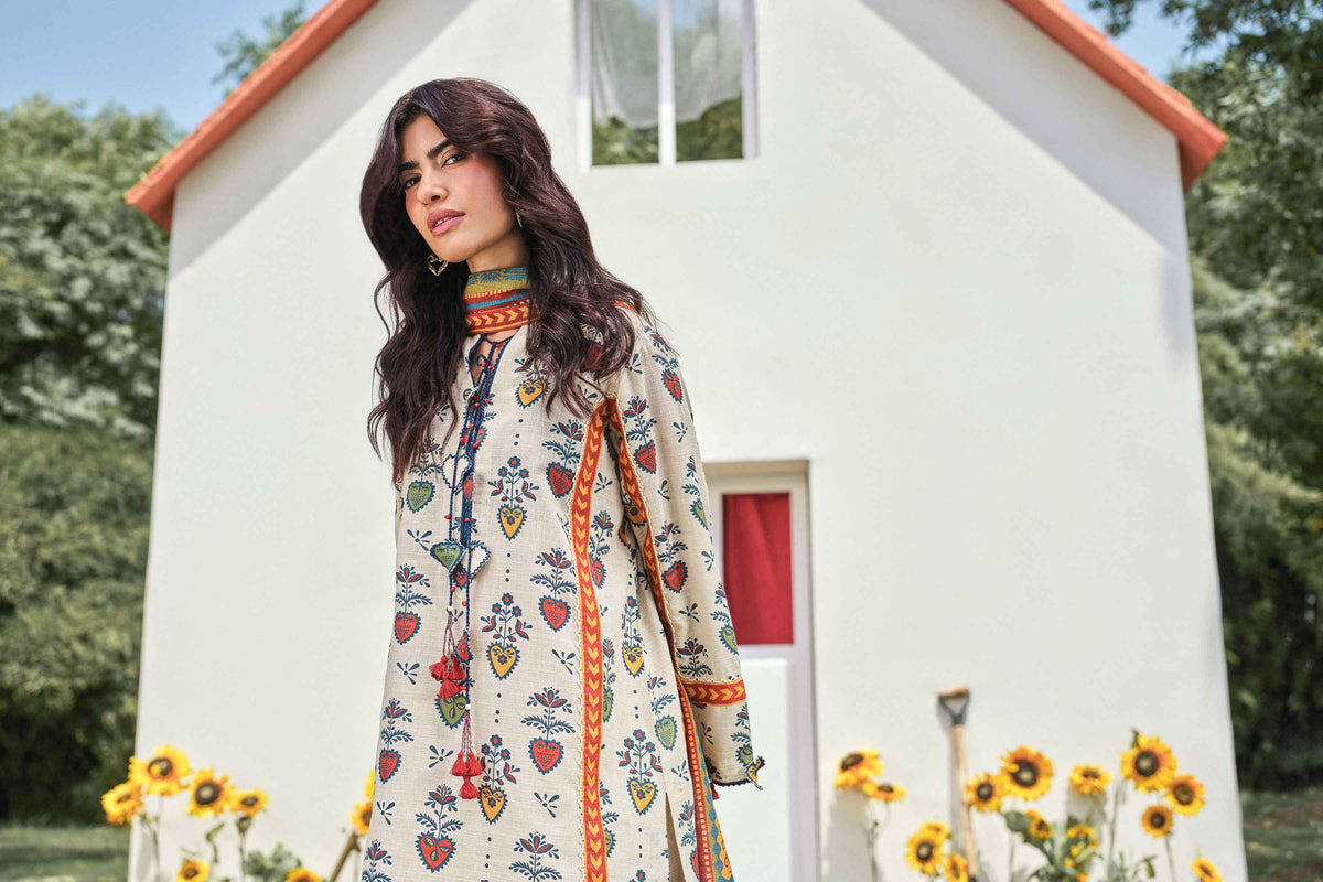 3 Piece - Printed Suit - U3P-NISHA26WV1-17