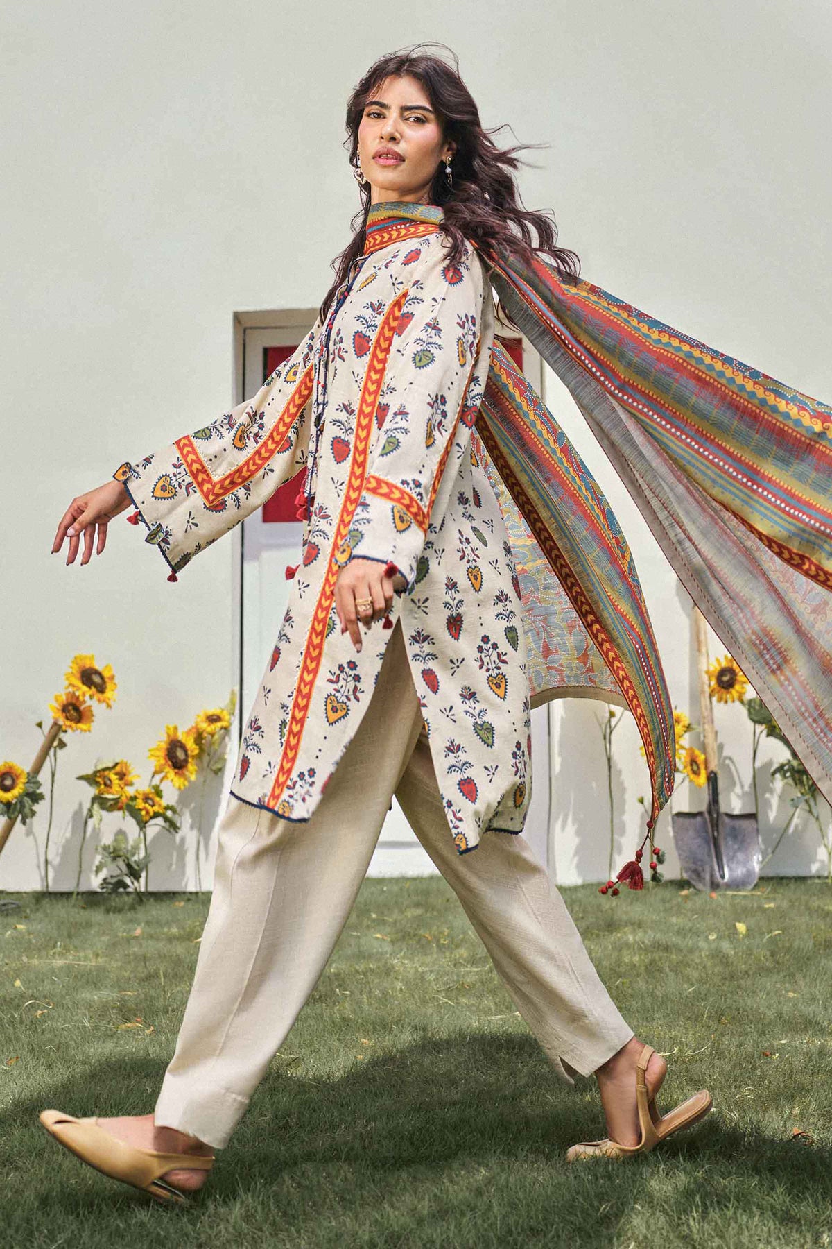 3 Piece - Printed Suit - U3P-NISHA26WV1-17