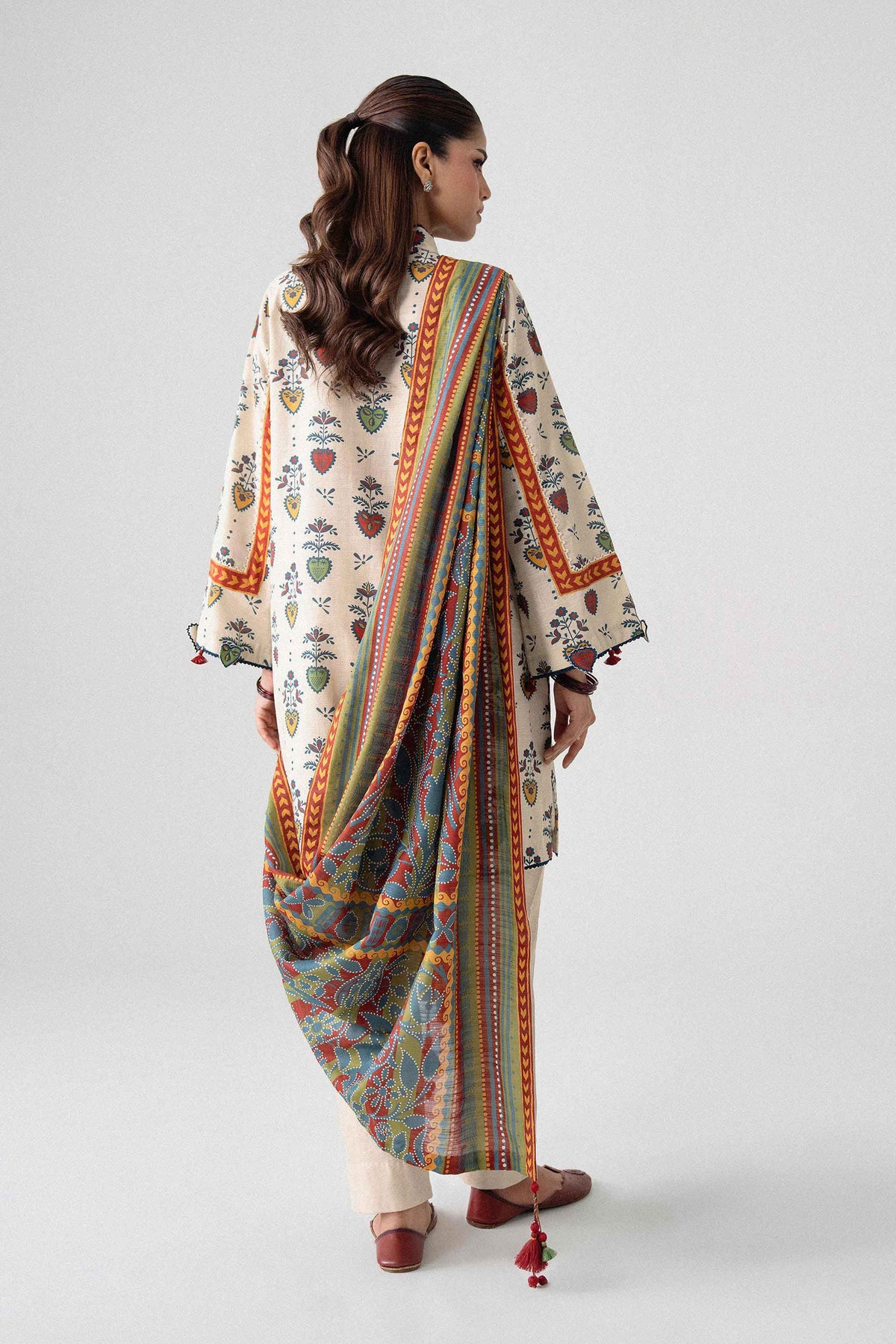 3 Piece - Printed Suit - U3P-NISHA26WV1-17