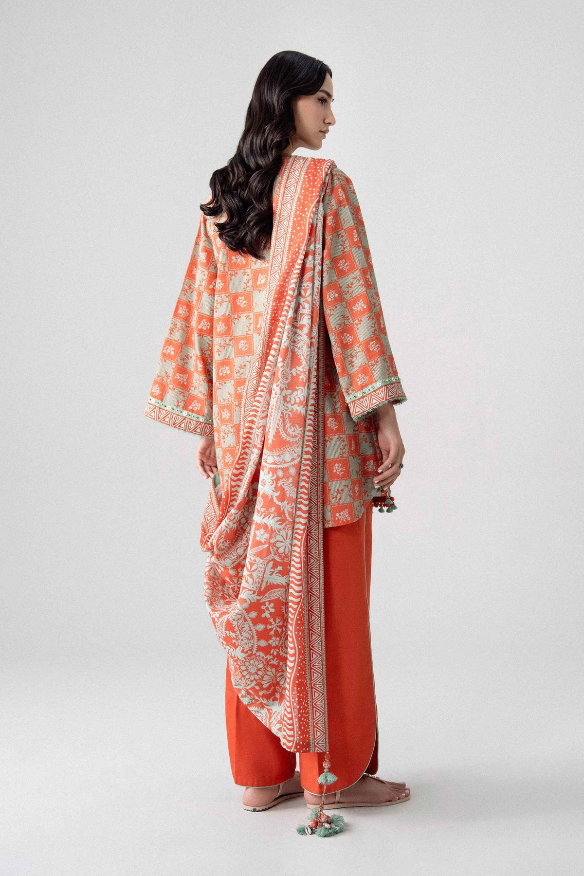 3 Piece - Printed Suit - U3P-NISHA26WV1-20