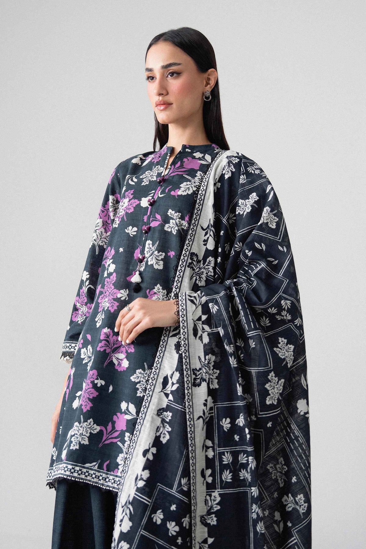 3 Piece - Printed Suit - U3P-NISHA26WV1-21