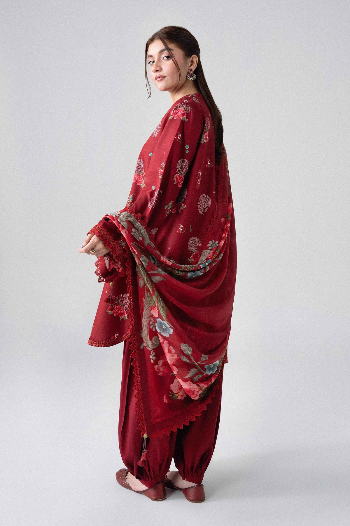 3 Piece - Digital Printed Suit - U3P-NISHA26WV1-5