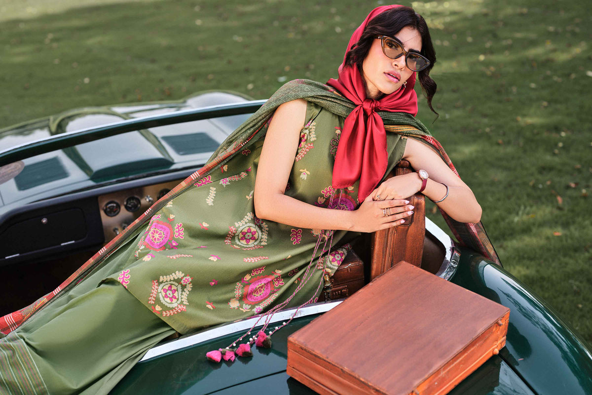 3 Piece - Digital Printed Suit - U3P-NISHA26WV1-50