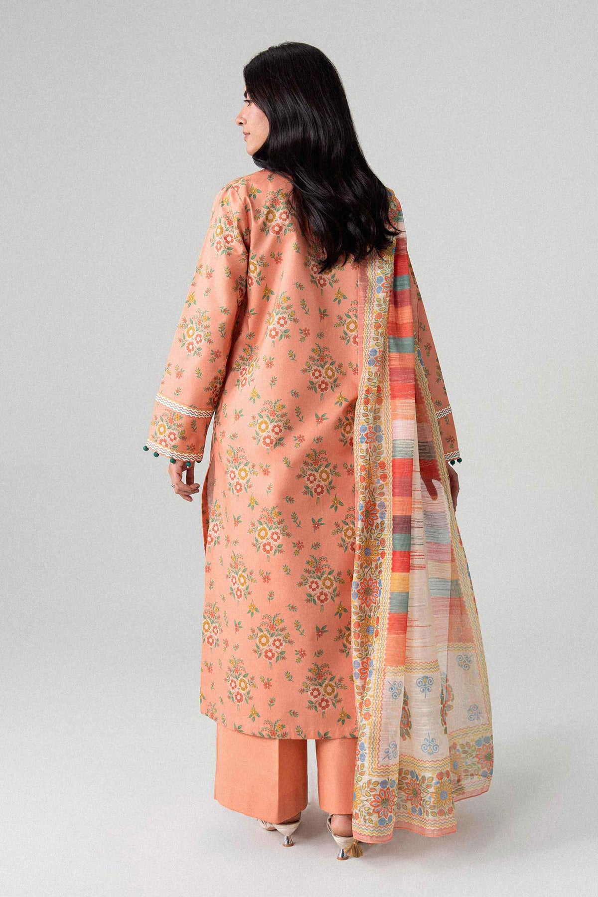 3 Piece - Digital Printed Suit - U3P-NISHA26WV1-54