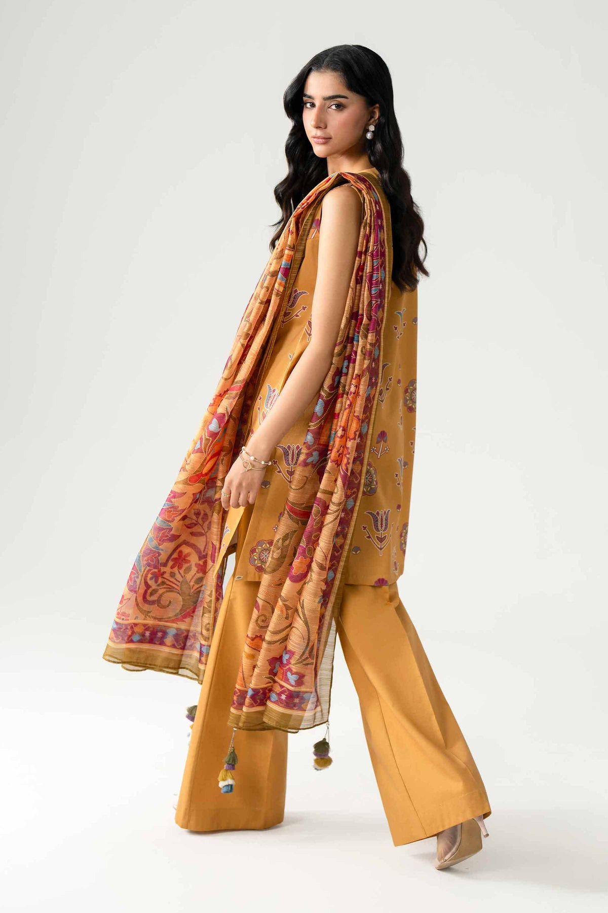 3 Piece - Digital Printed Suit - U3P-NISHA26WV1-58