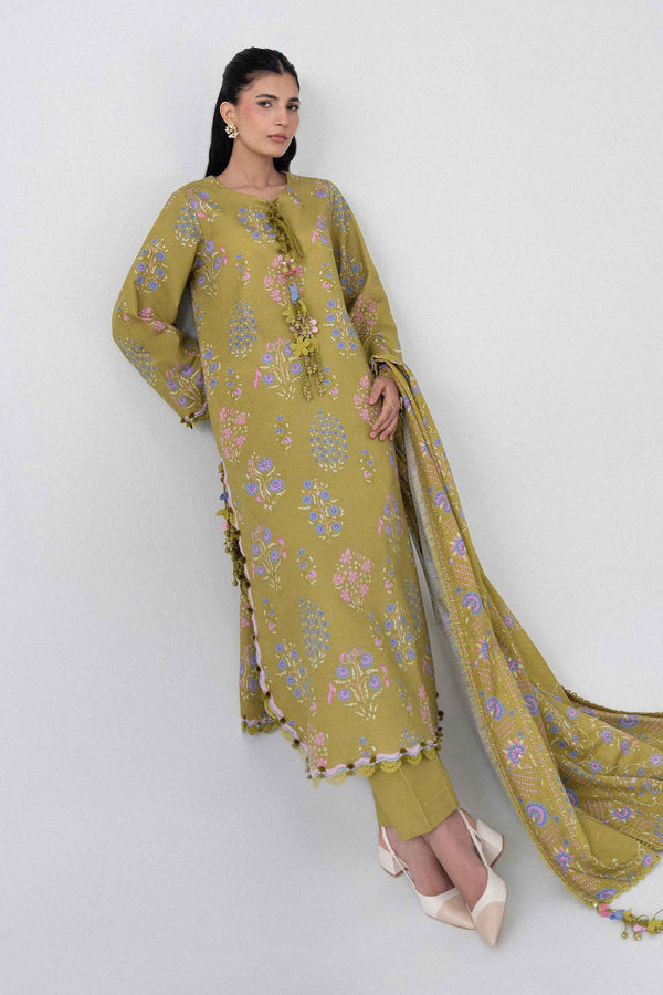 3 Piece - Printed Suit - U3P-NISHA26WV1-63