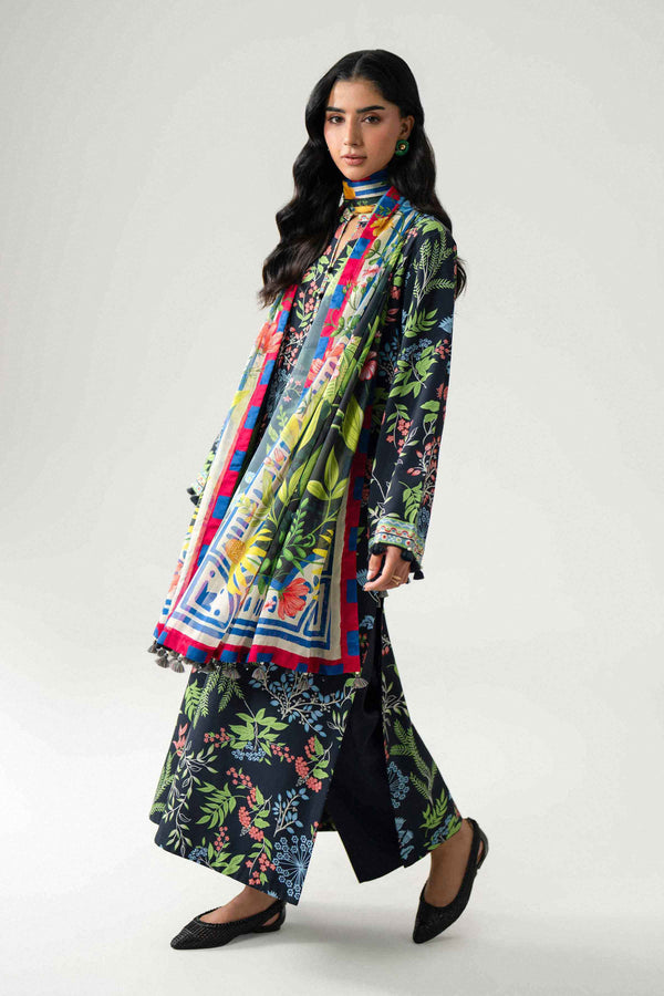 3 Piece - Digital Printed Suit - U3P-NISHA26WV1-7