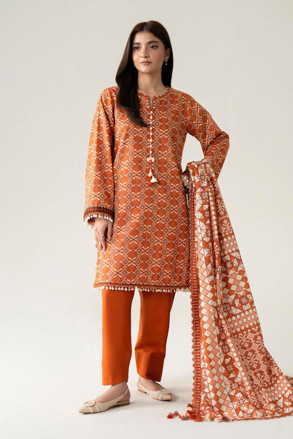 3 Piece - Printed Suit - U3P-NISHA26WV1-70