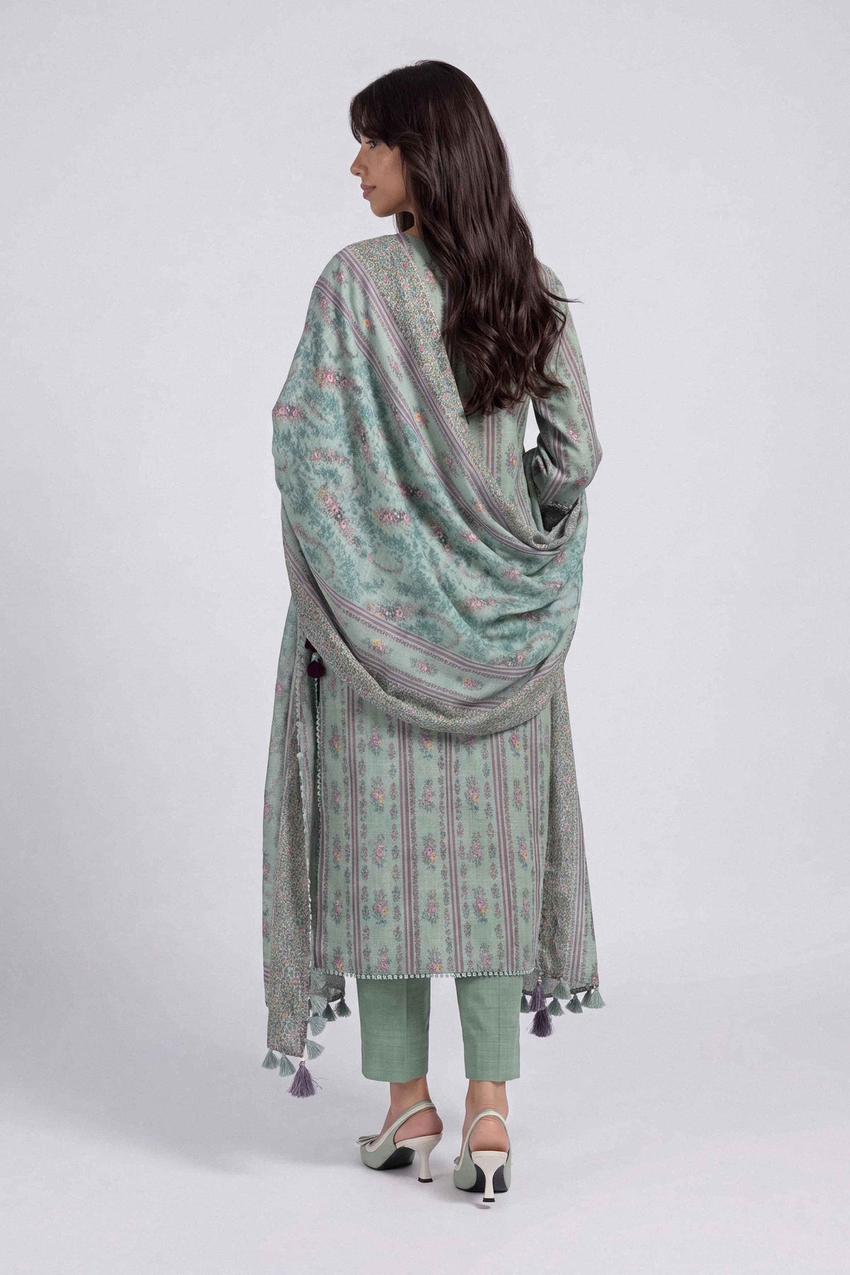 3 Piece - Printed Suit - U3P-NISHA26WV1-88