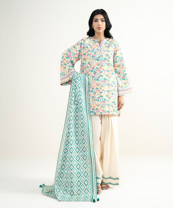 3 Piece - Embroidered Lawn Suit
