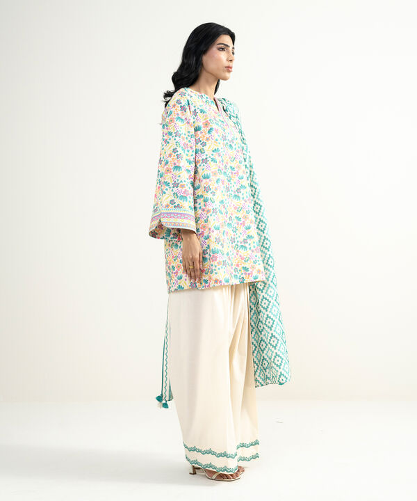 3 Piece - Embroidered Lawn Suit