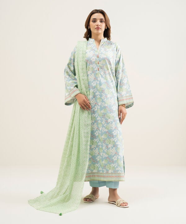 3 Piece - Printed Lawn Suit