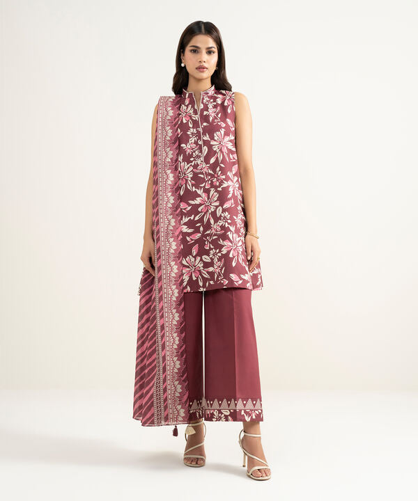 3 Piece - Printed Lawn Suit