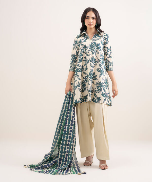 3 Piece - Printed Lawn Suit