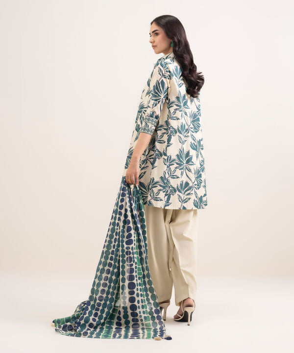 3 Piece - Printed Lawn Suit