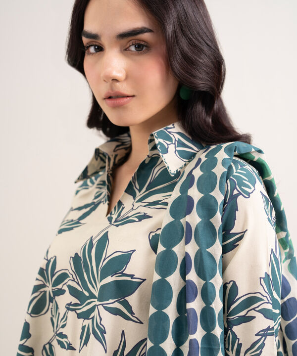 3 Piece - Printed Lawn Suit