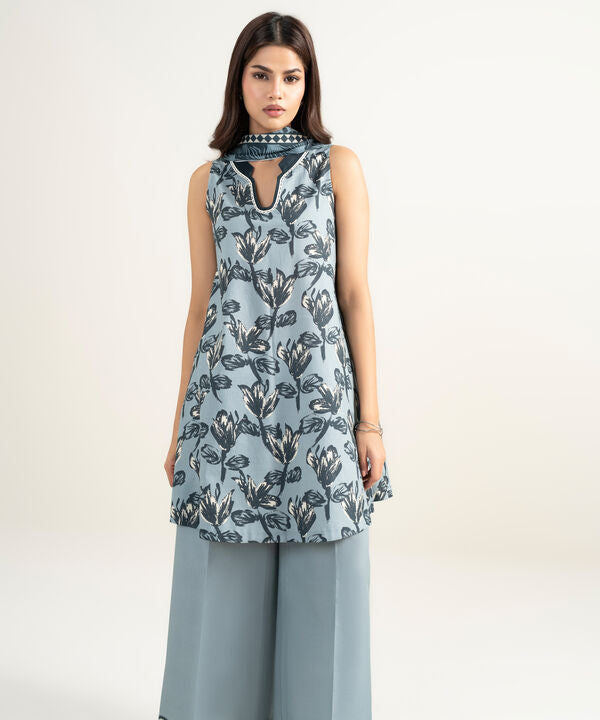 3 Piece - Printed Lawn Suit