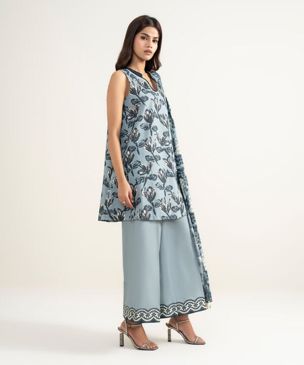 3 Piece - Printed Lawn Suit