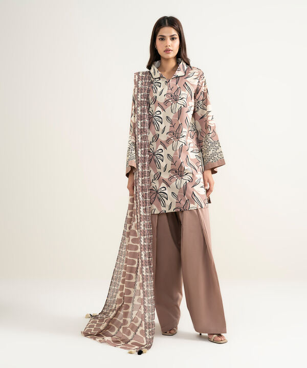 3 Piece - Printed Lawn Suit
