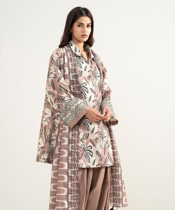 3 Piece - Printed Lawn Suit