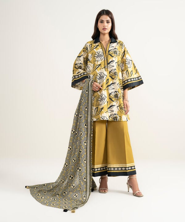 3 Piece - Printed Lawn Suit
