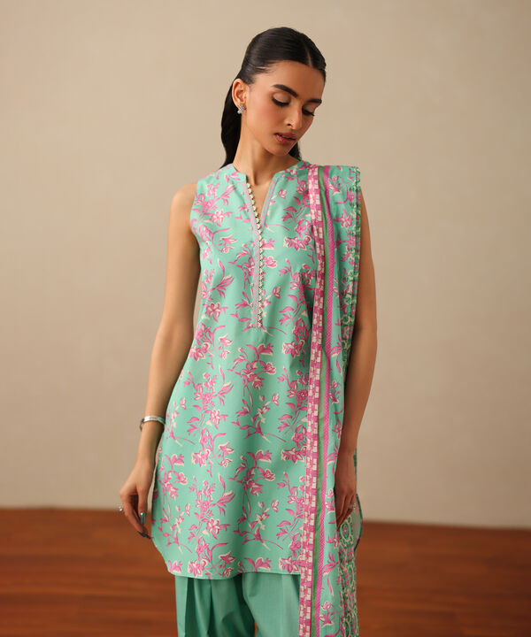 3 Piece - Printed Lawn Suit