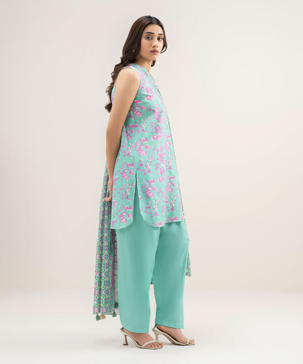 3 Piece - Printed Lawn Suit