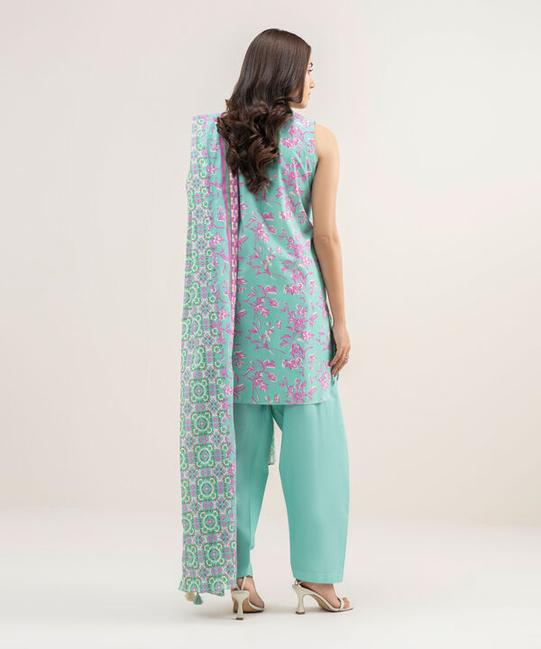 3 Piece - Printed Lawn Suit