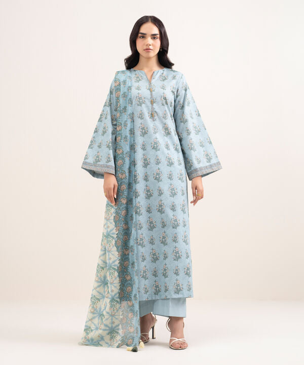 3 Piece - Printed Lawn Suit