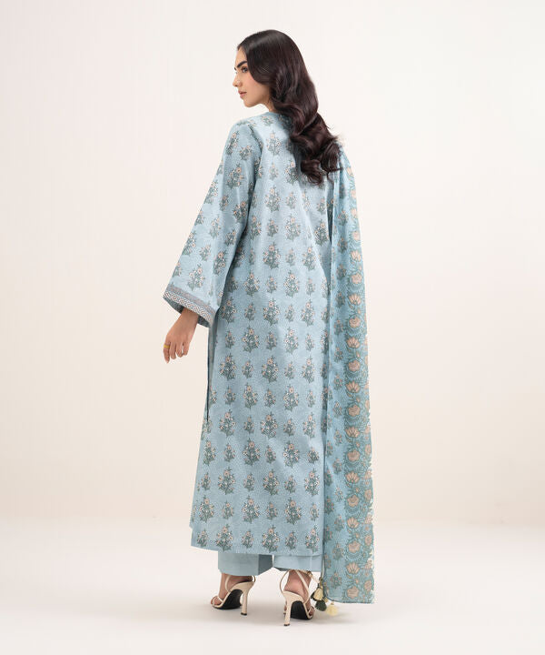 3 Piece - Printed Lawn Suit