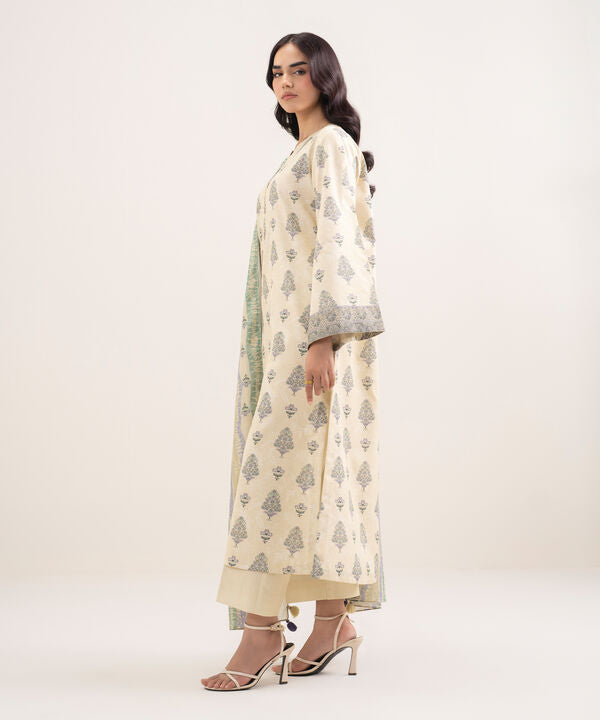 3 Piece - Printed Lawn Suit