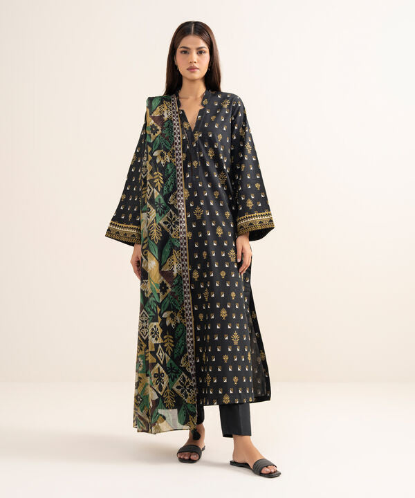 3 Piece - Printed Lawn Suit