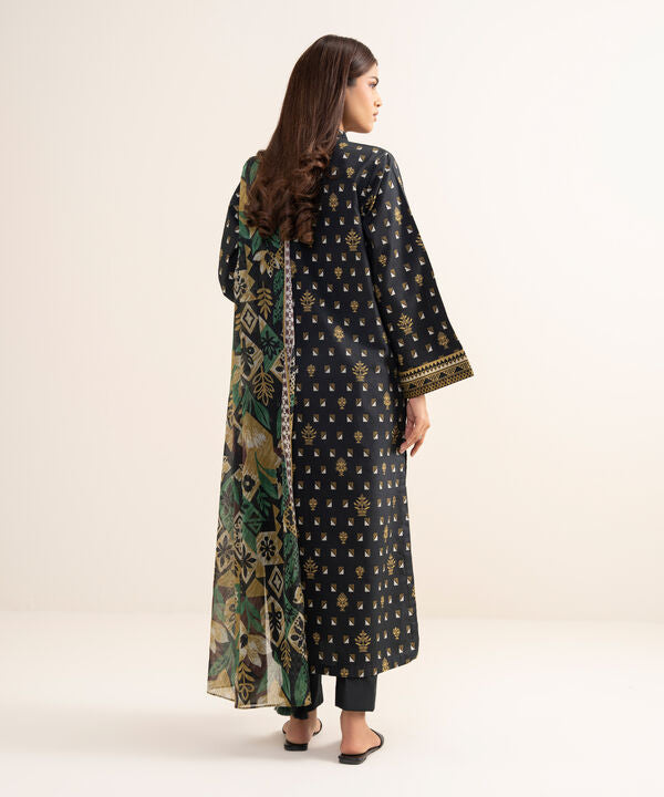 3 Piece - Printed Lawn Suit