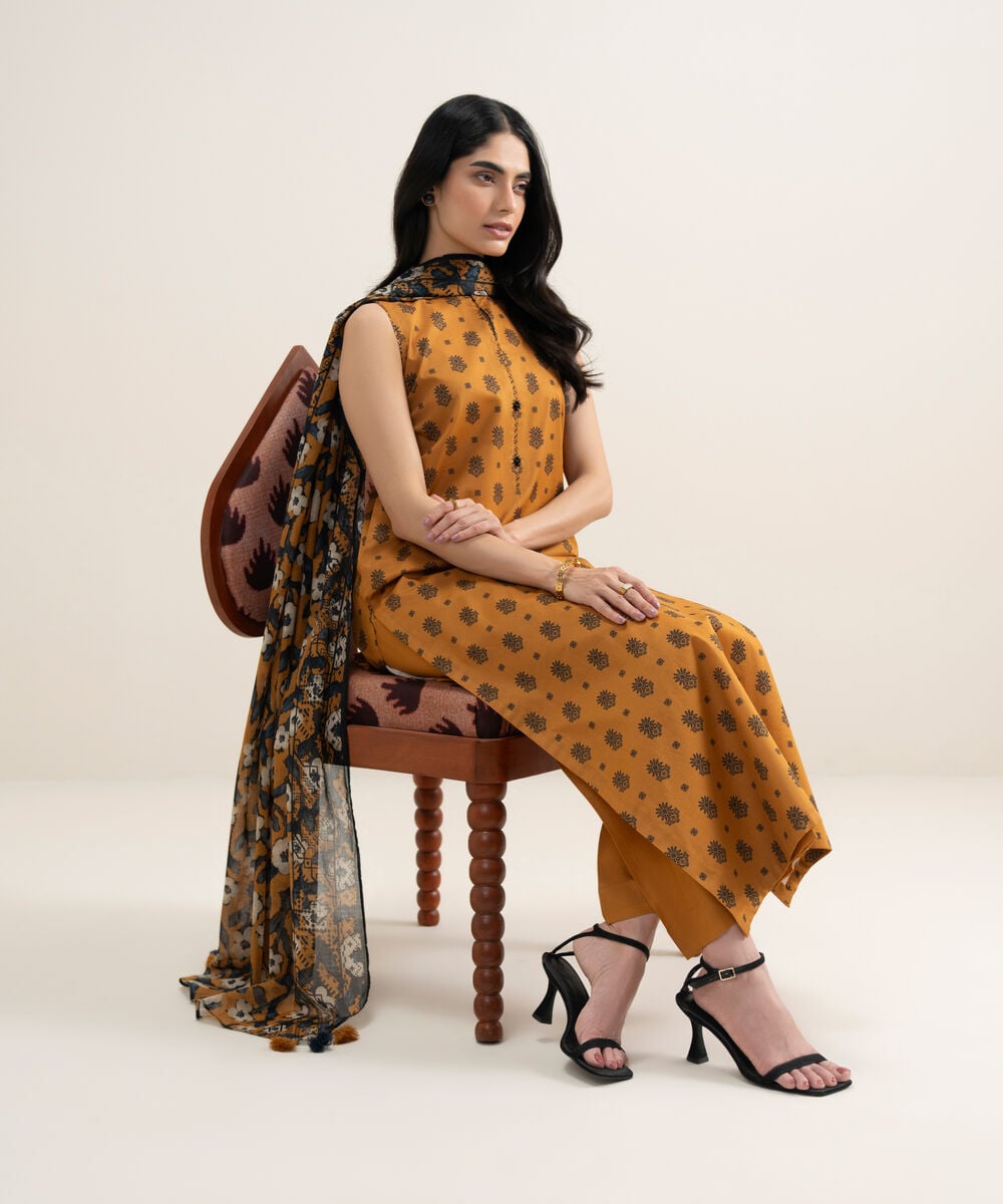 3 Piece - Printed Lawn Suit
