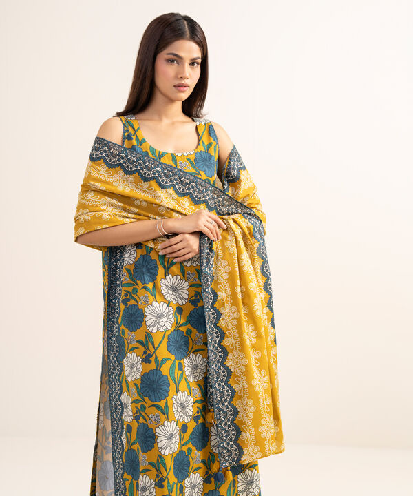 3 Piece - Printed Lawn Suit